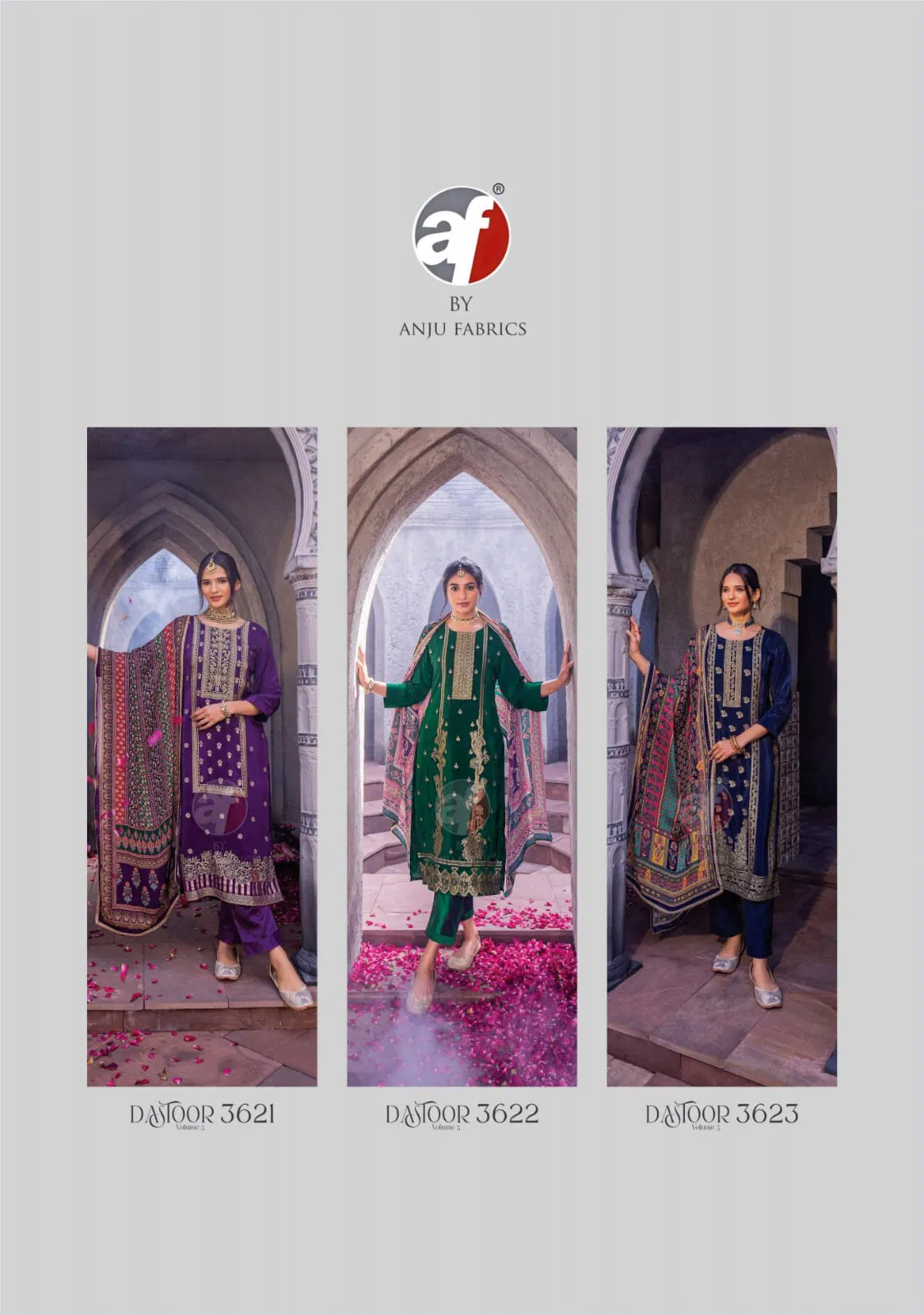 Dastoor By Af Crepe With Heavy Jacquard  Readymade Suits Wholesale Suppliers In Mumbai

